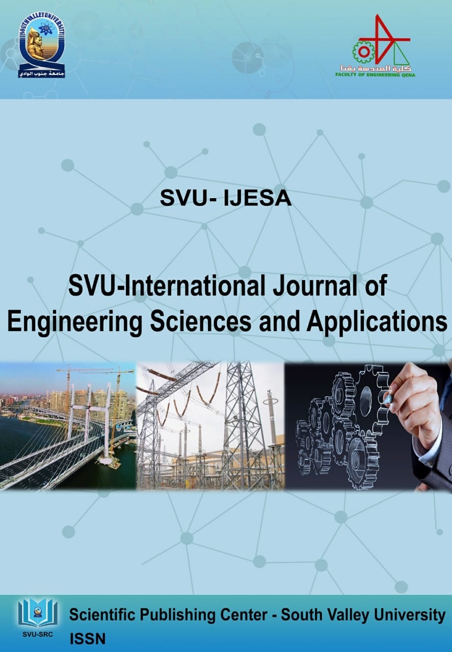 SVU-International Journal of Engineering Sciences and Applications